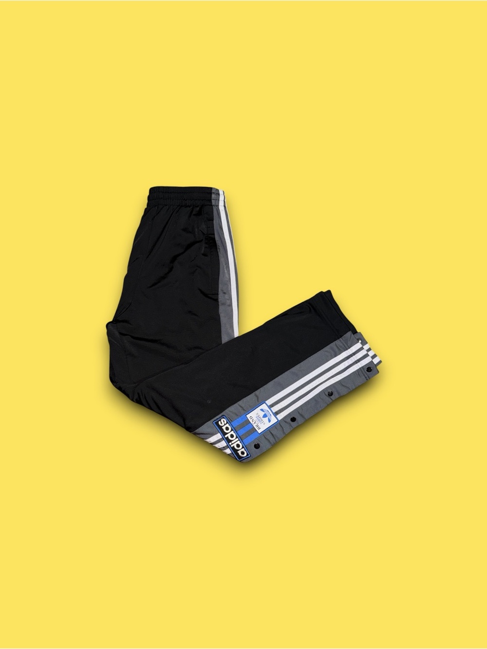 adidas Originals Men's XS Adicolor Classics Adibreak Snap Track Pants Black